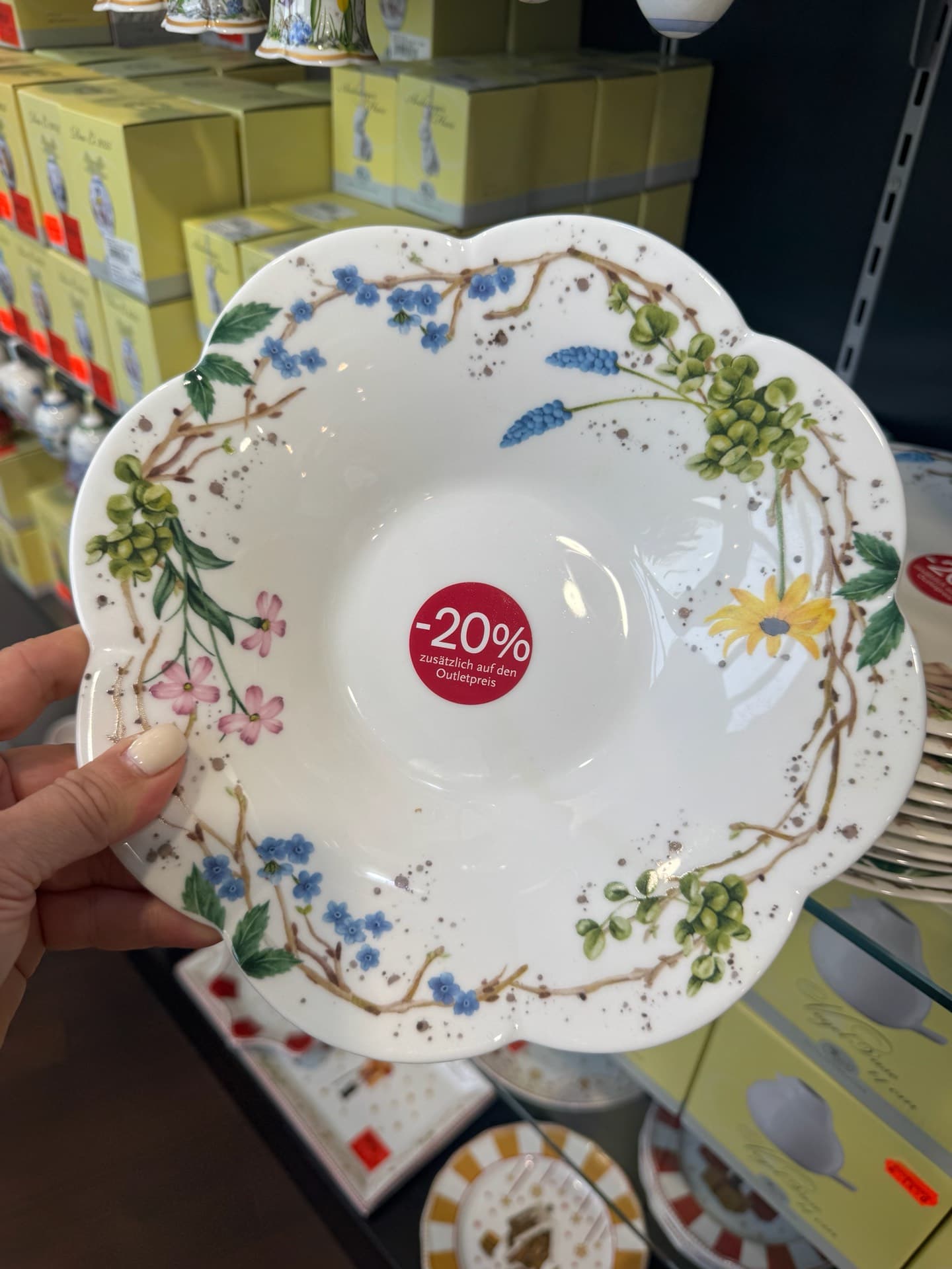 Floral Porcelain Bowl