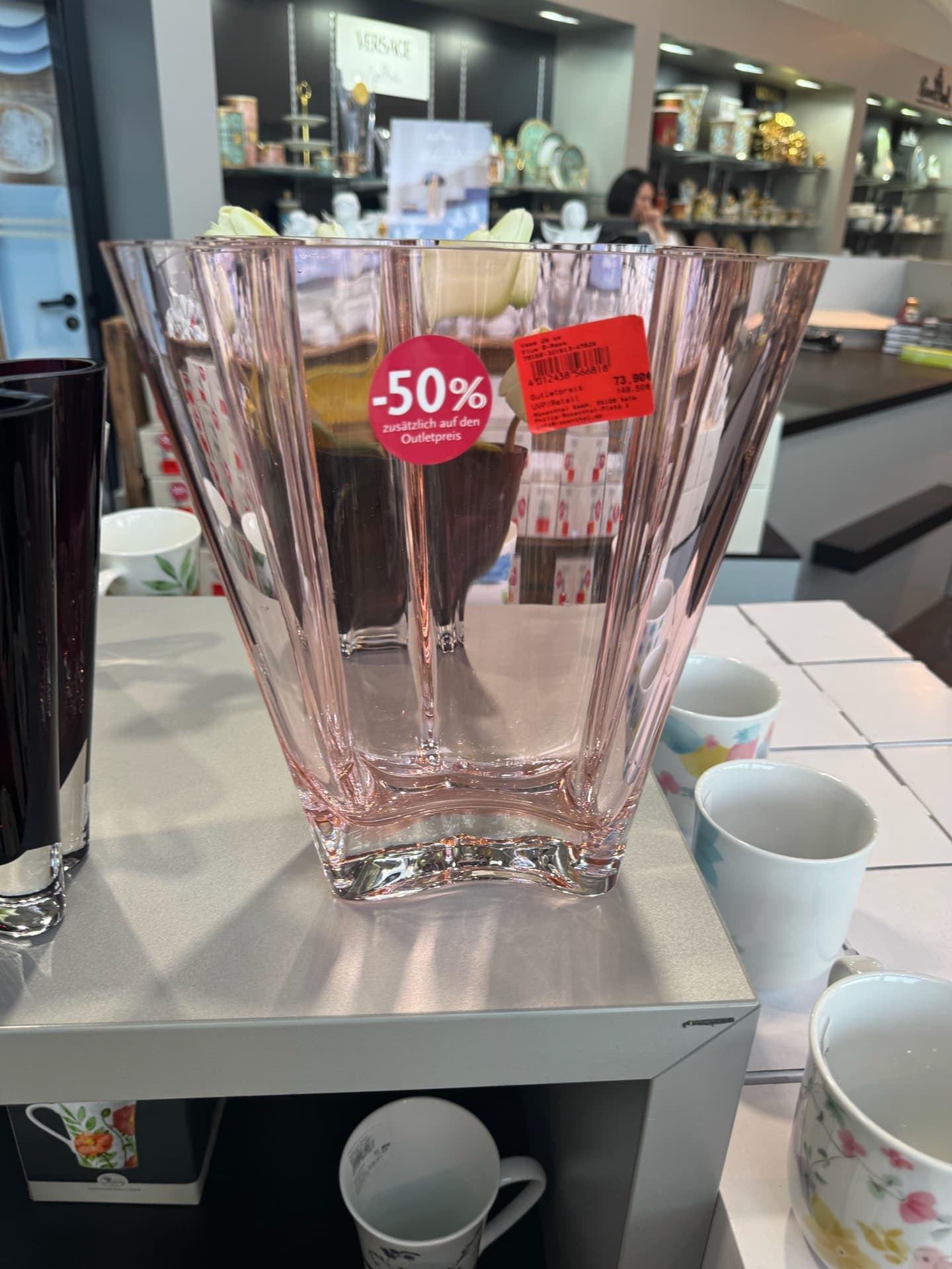 Elegant Pink Vase