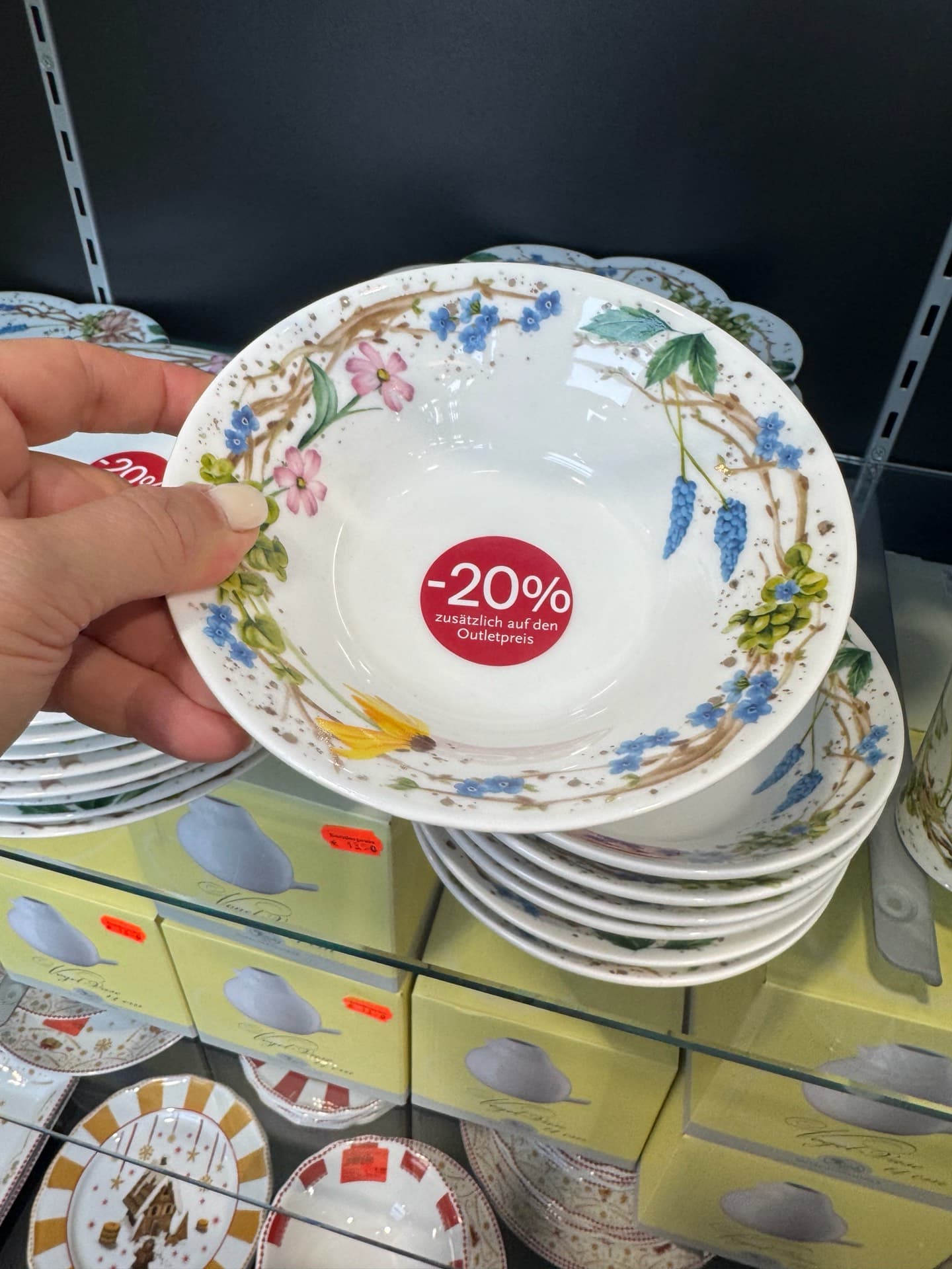 Floral Dinner Bowl