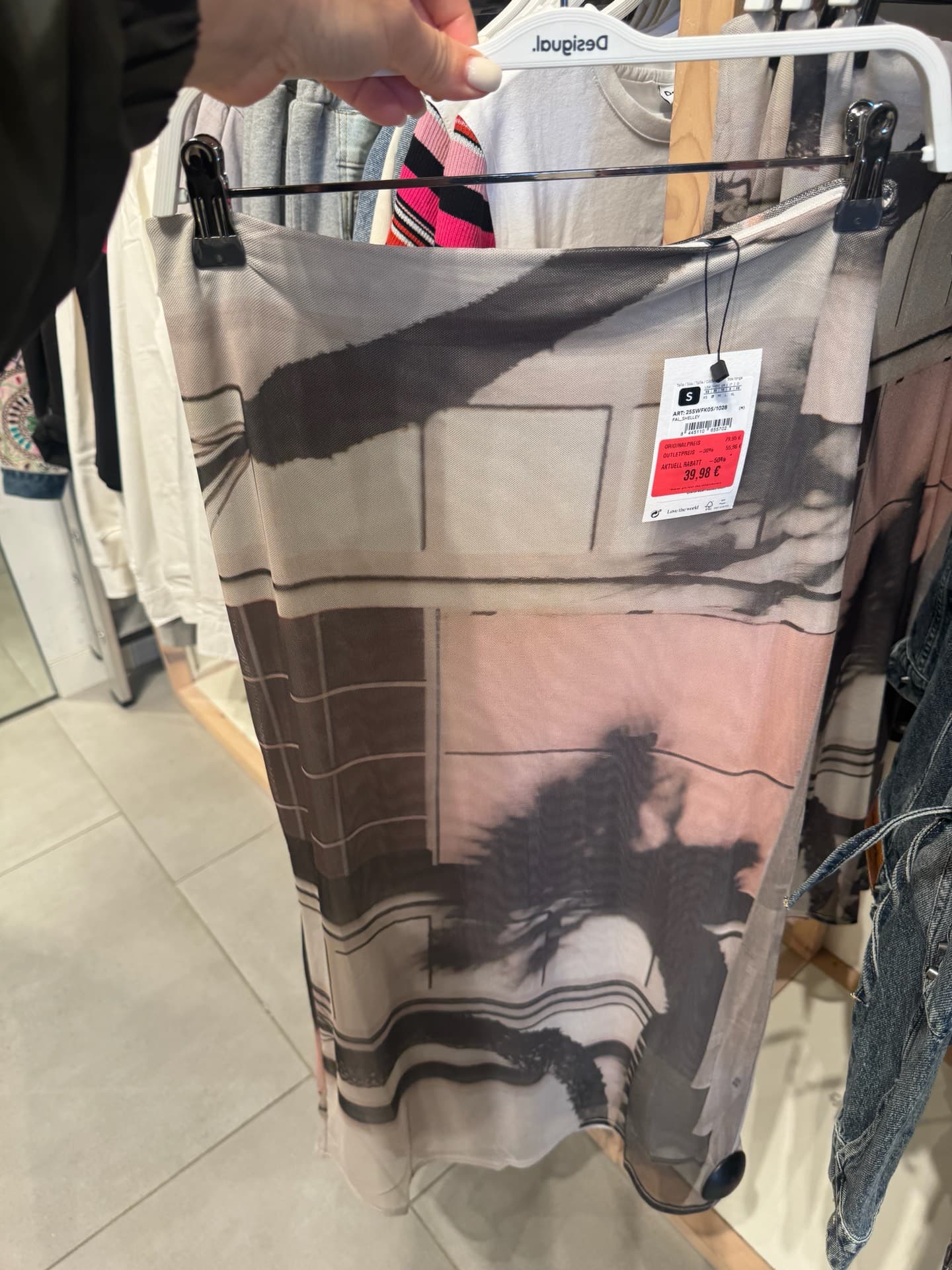 Desigual Sheer Skirt