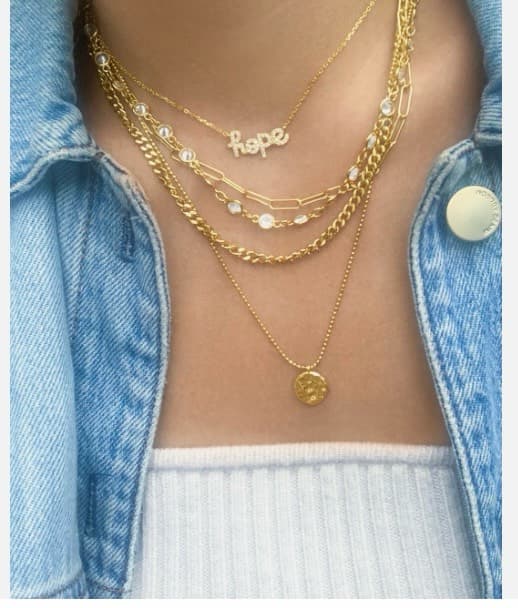 Layered Gold Necklaces
