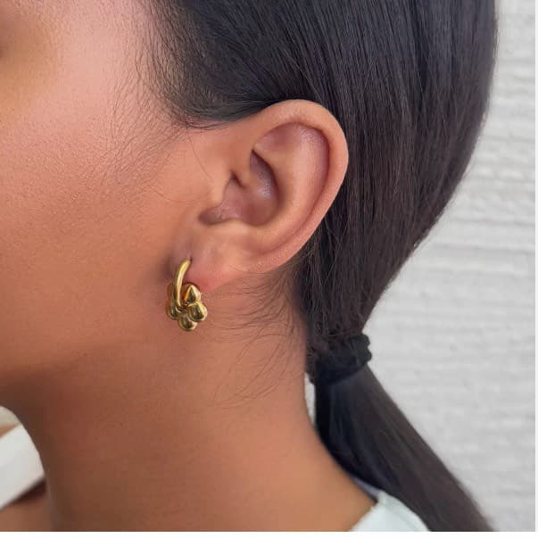 Stylish Gold Earrings