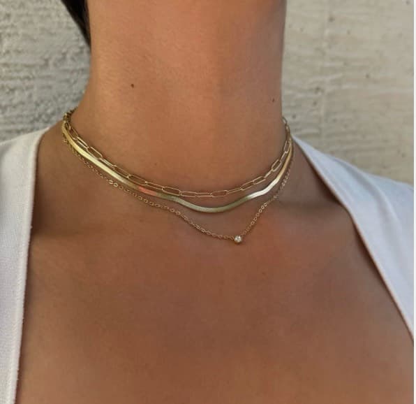 Layered Gold Necklaces