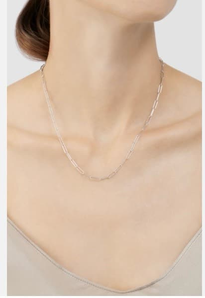 Elegant Paperclip Necklace