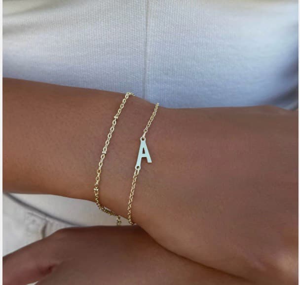 Personalized Initial Bracelet