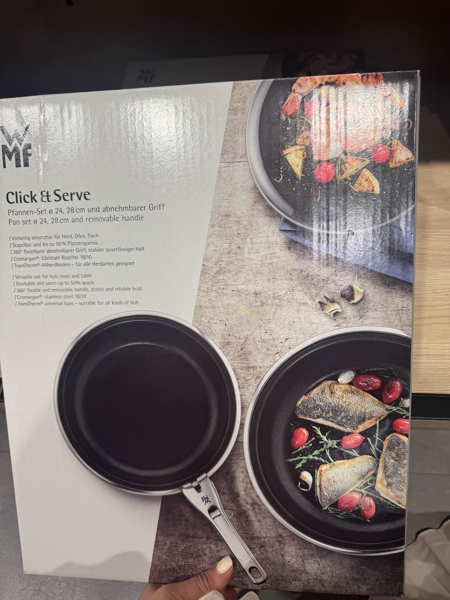 WMF Click & Serve Pan Set