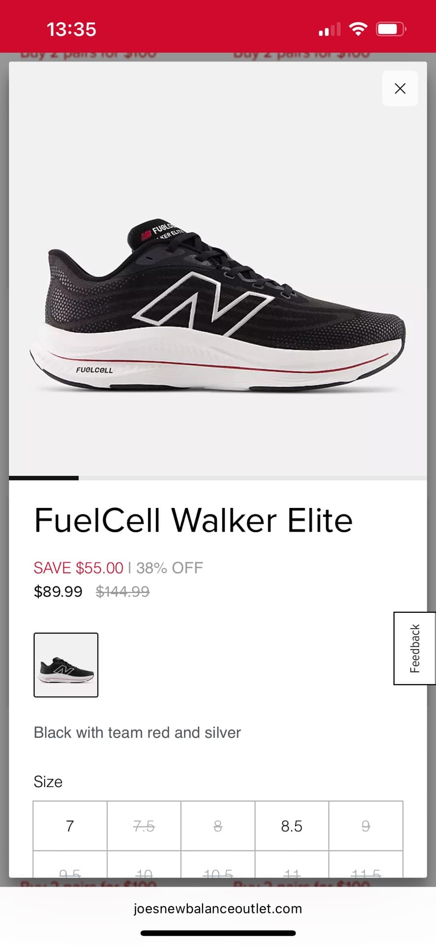 New Balance FuelCell Walker Elite