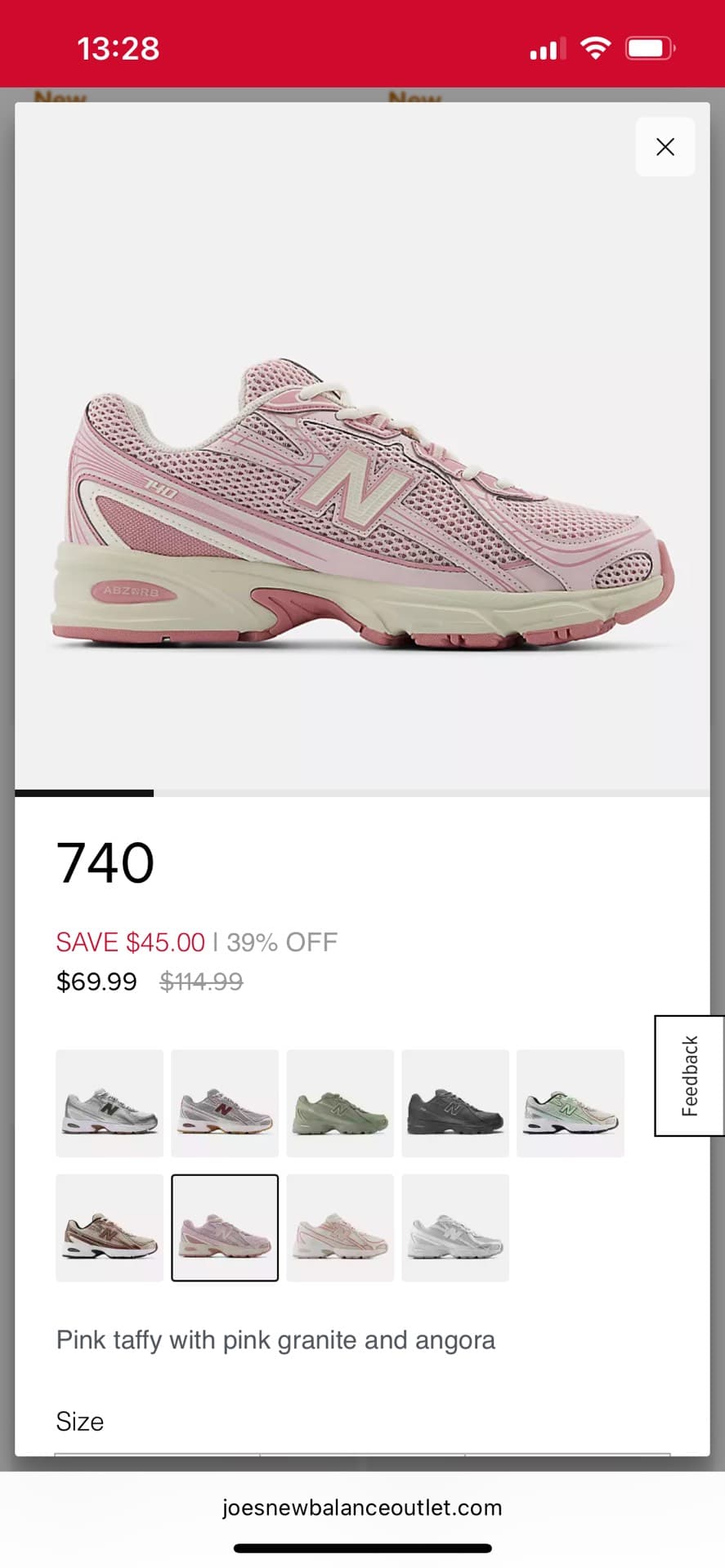 New Balance 740 Sneakers