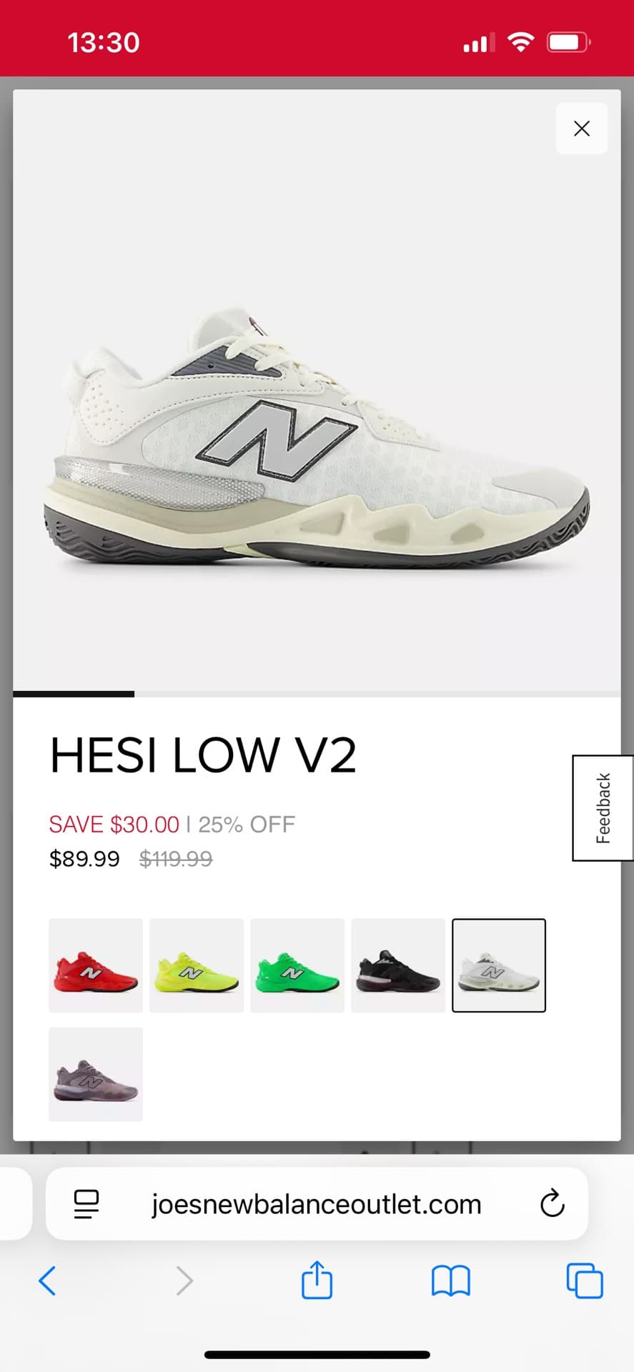New Balance Hesi Low V2