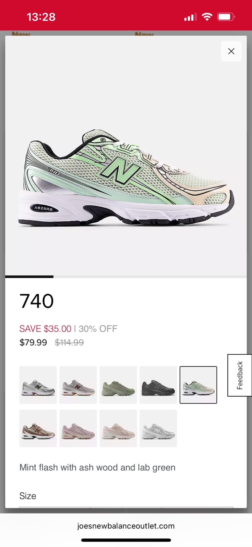 New Balance 740 Sneakers