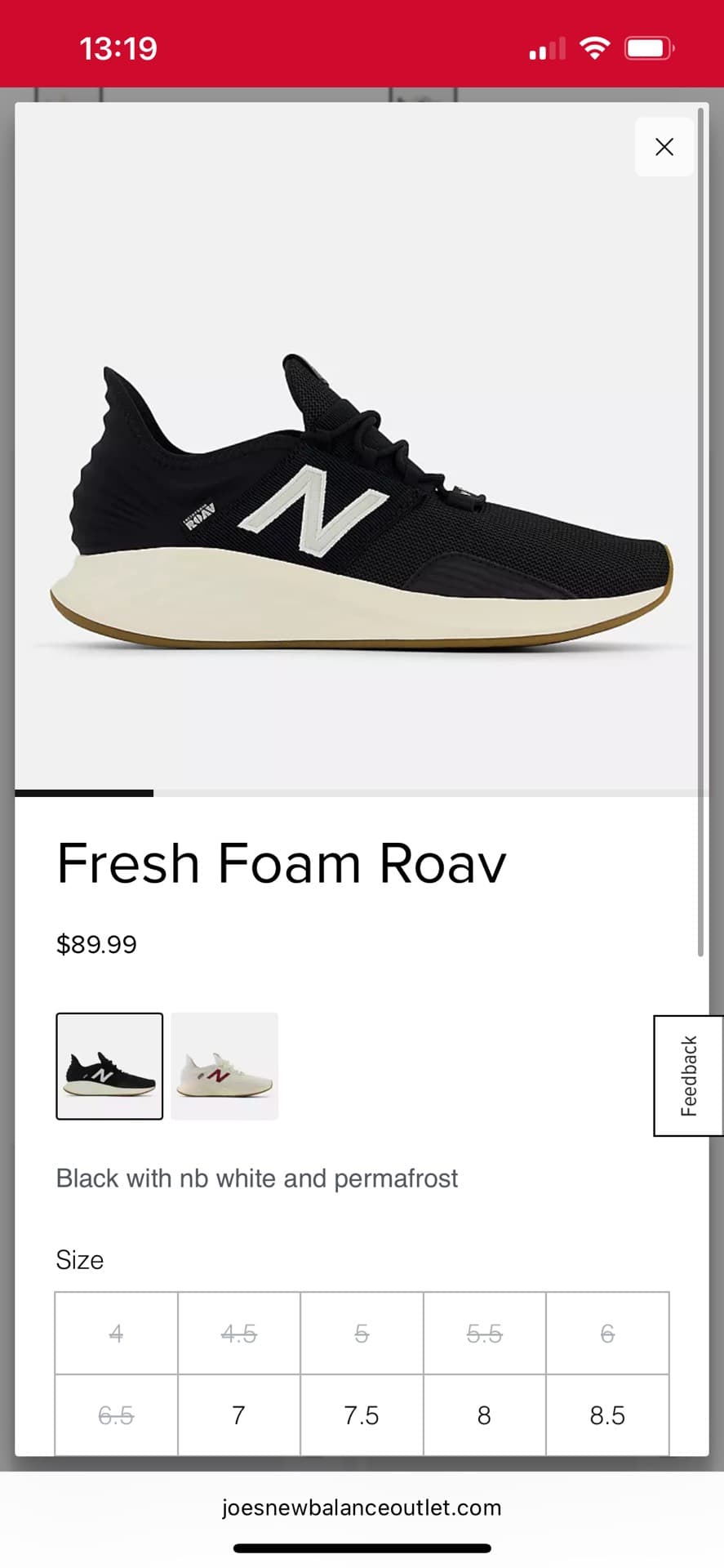 New Balance Fresh Foam Roav