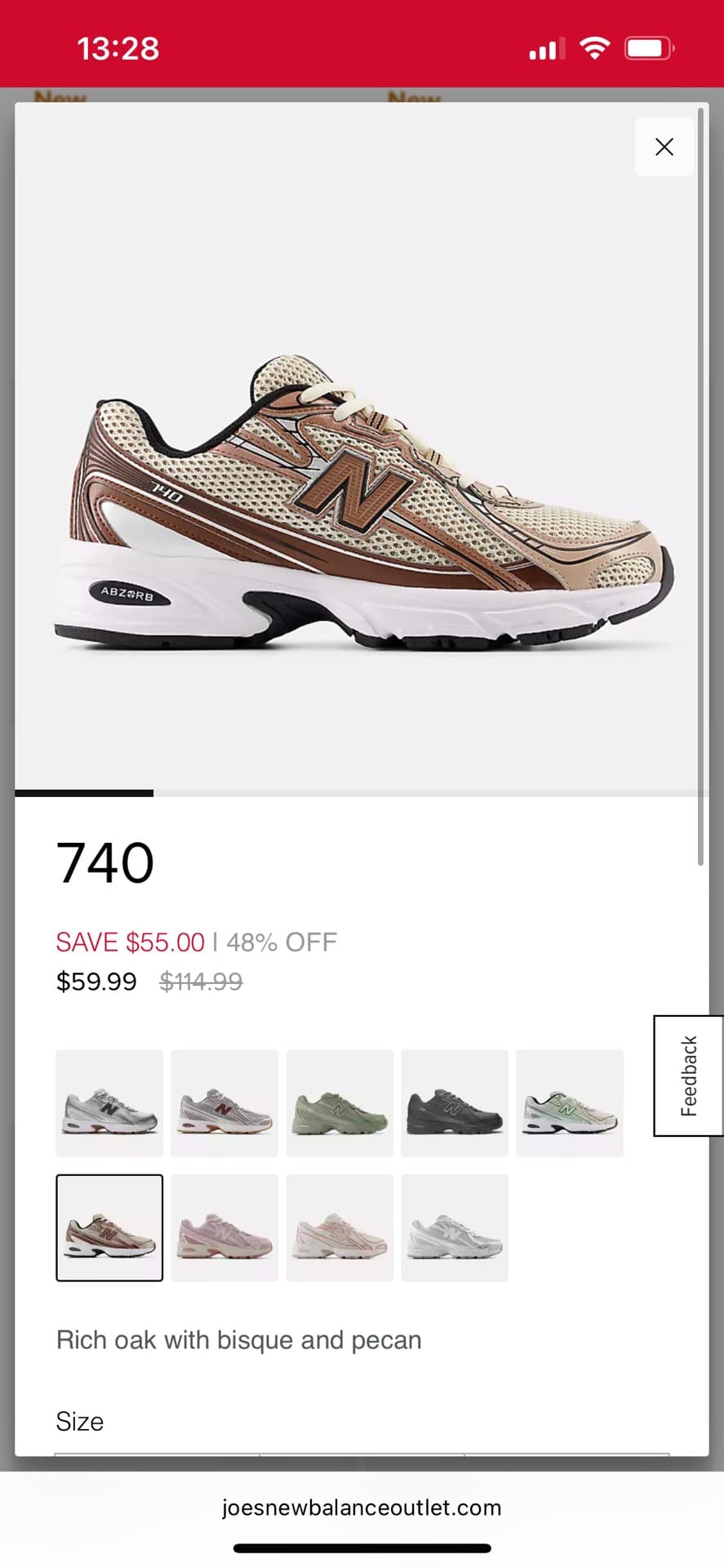 New Balance 740 Sneakers