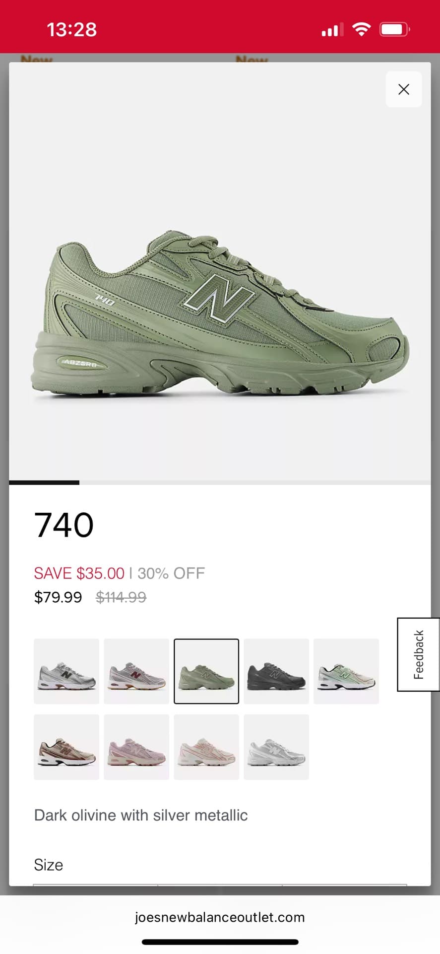 New Balance 740 Sneakers