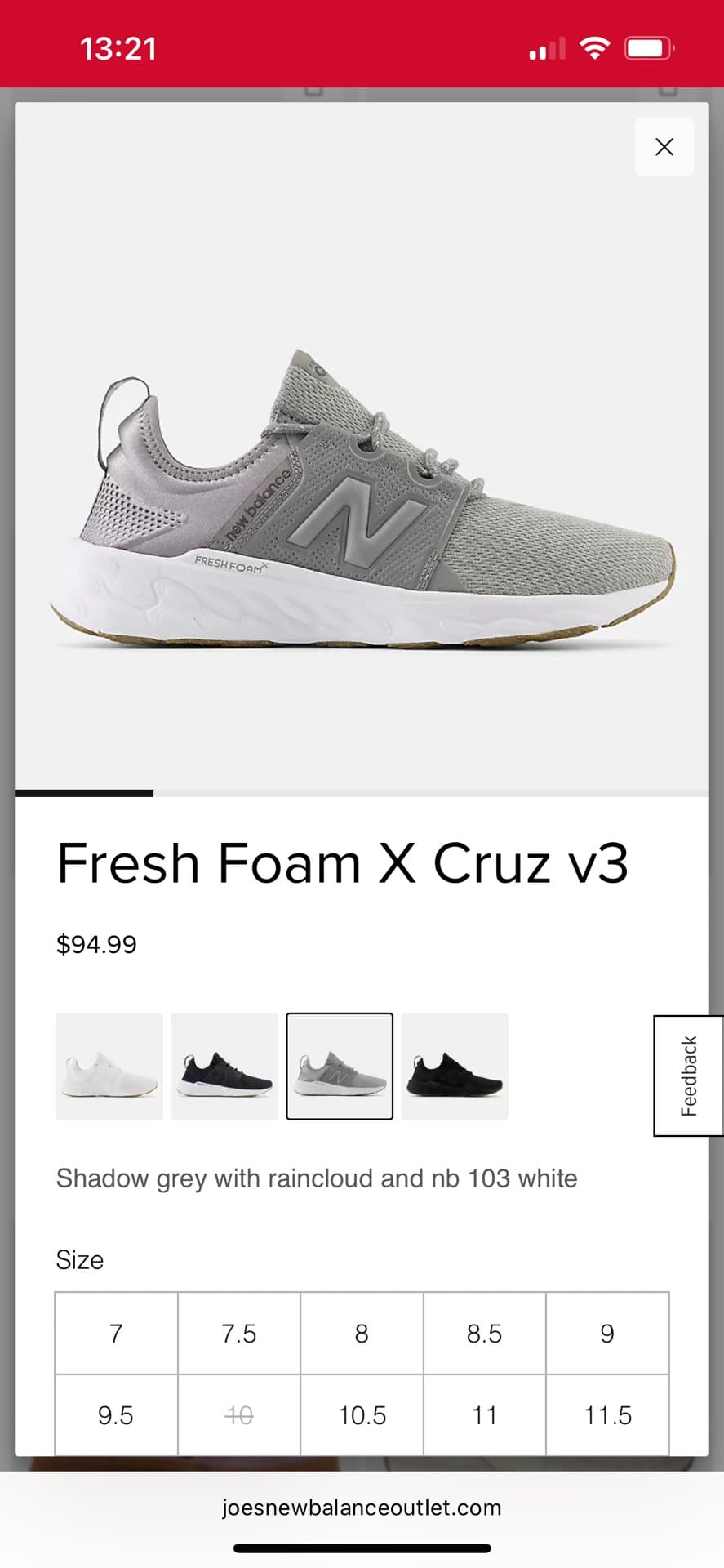 New Balance Fresh Foam X Cruz v3