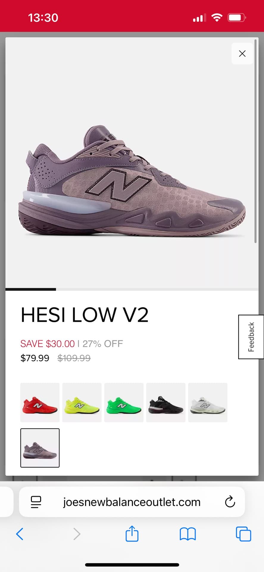 New Balance HESI LOW V2