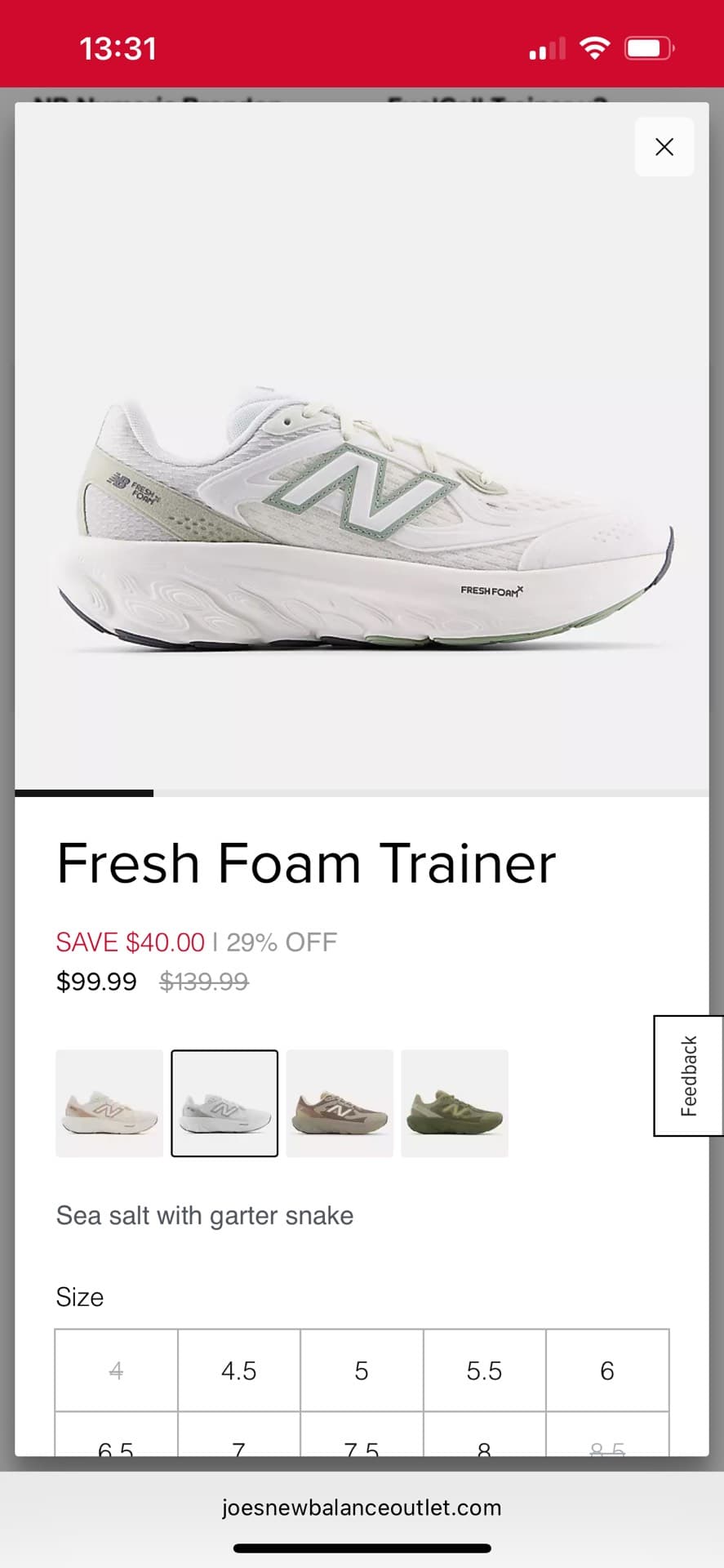 New Balance Fresh Foam Trainer