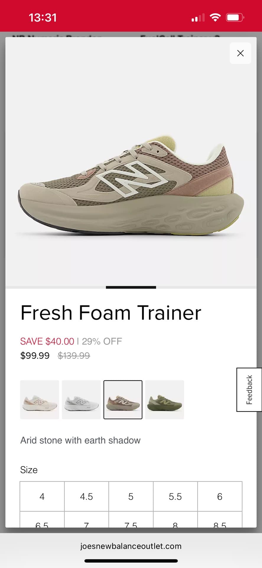 New Balance Fresh Foam Trainer