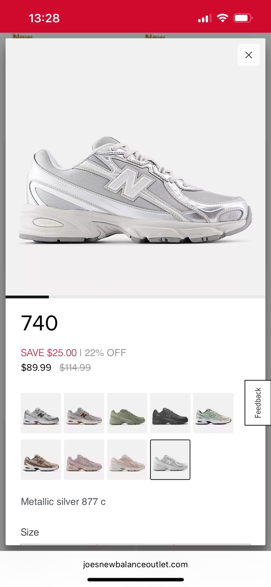 New Balance 740 Sneakers
