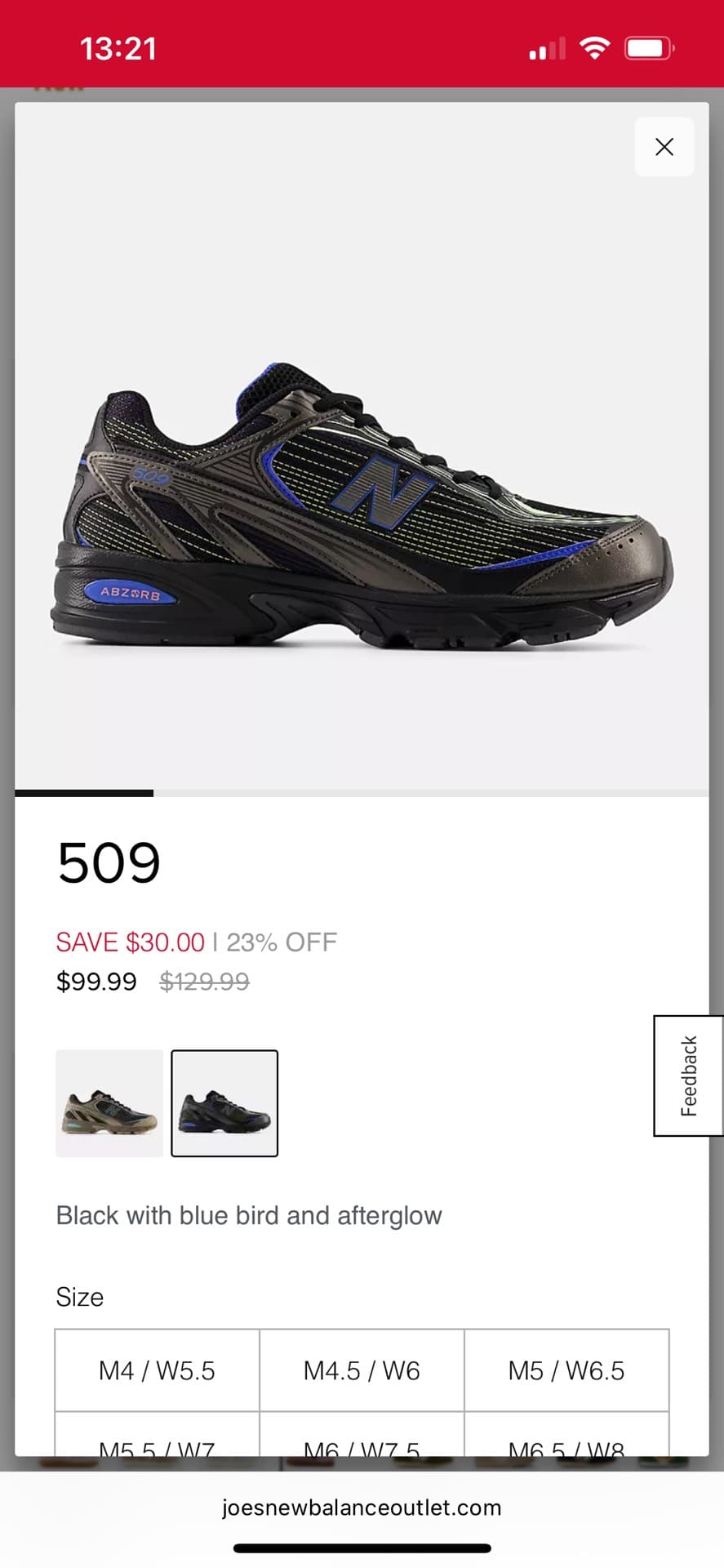 New Balance 509 Sneakers