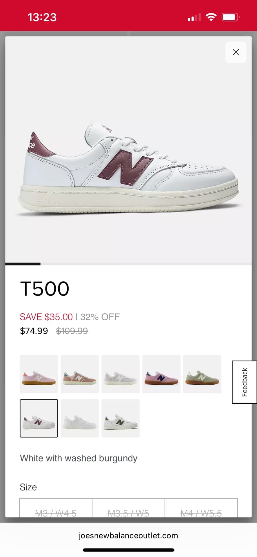 New Balance T500 Sneakers
