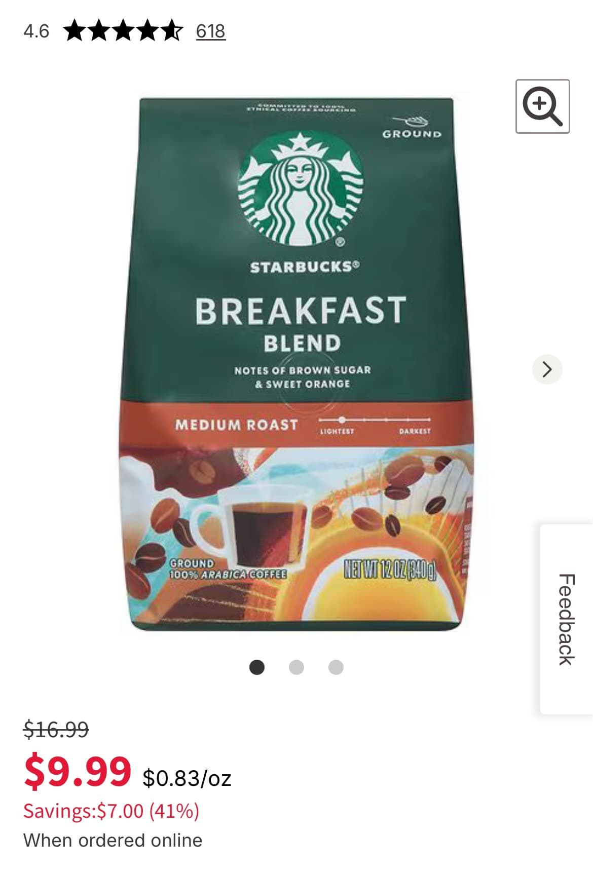 Starbucks Breakfast Blend