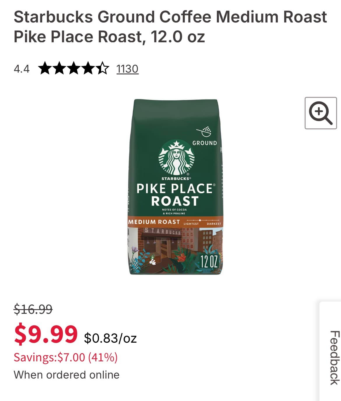 Starbucks Pike Place Roast