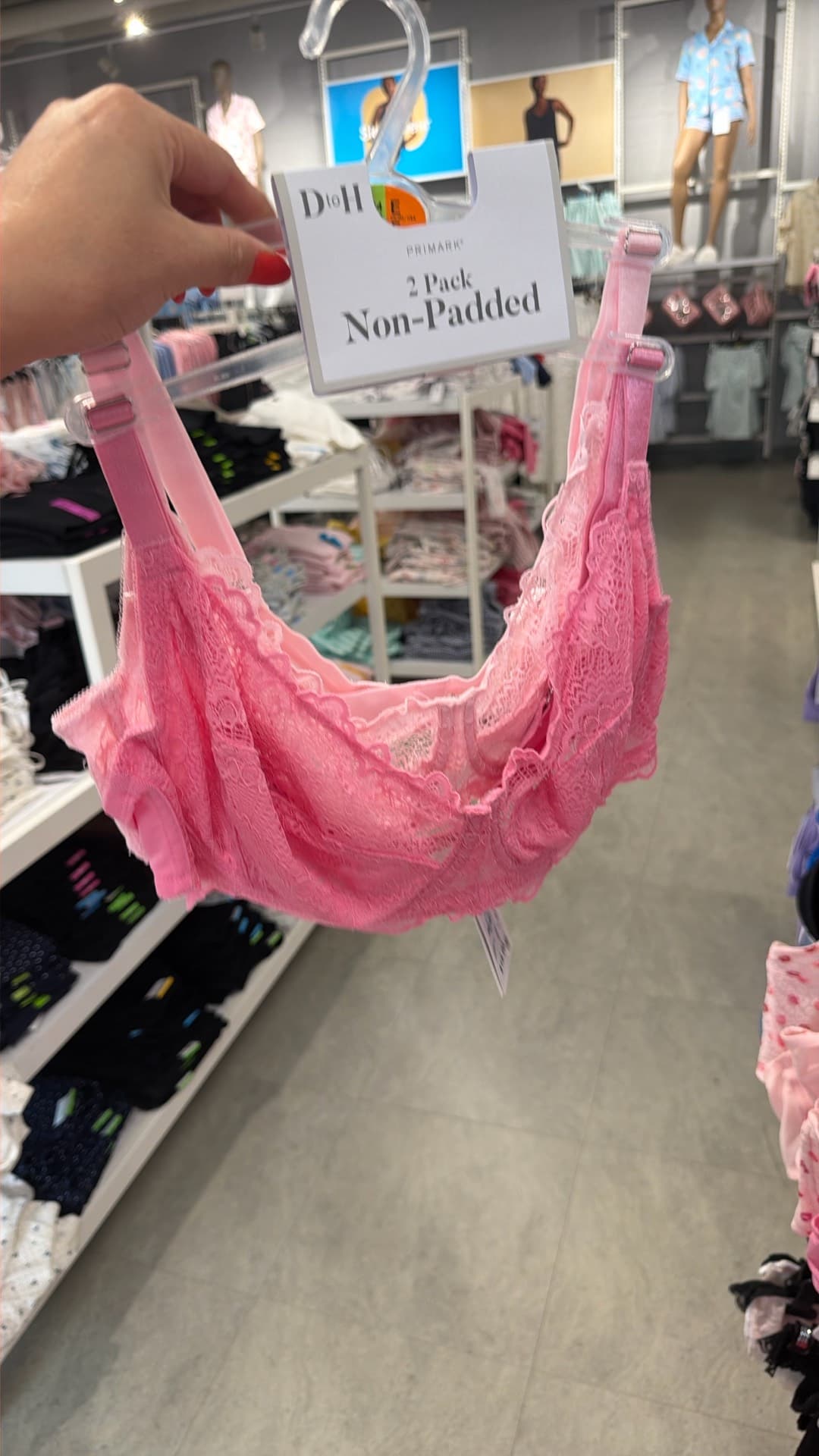 Cute Pink Lace Bra