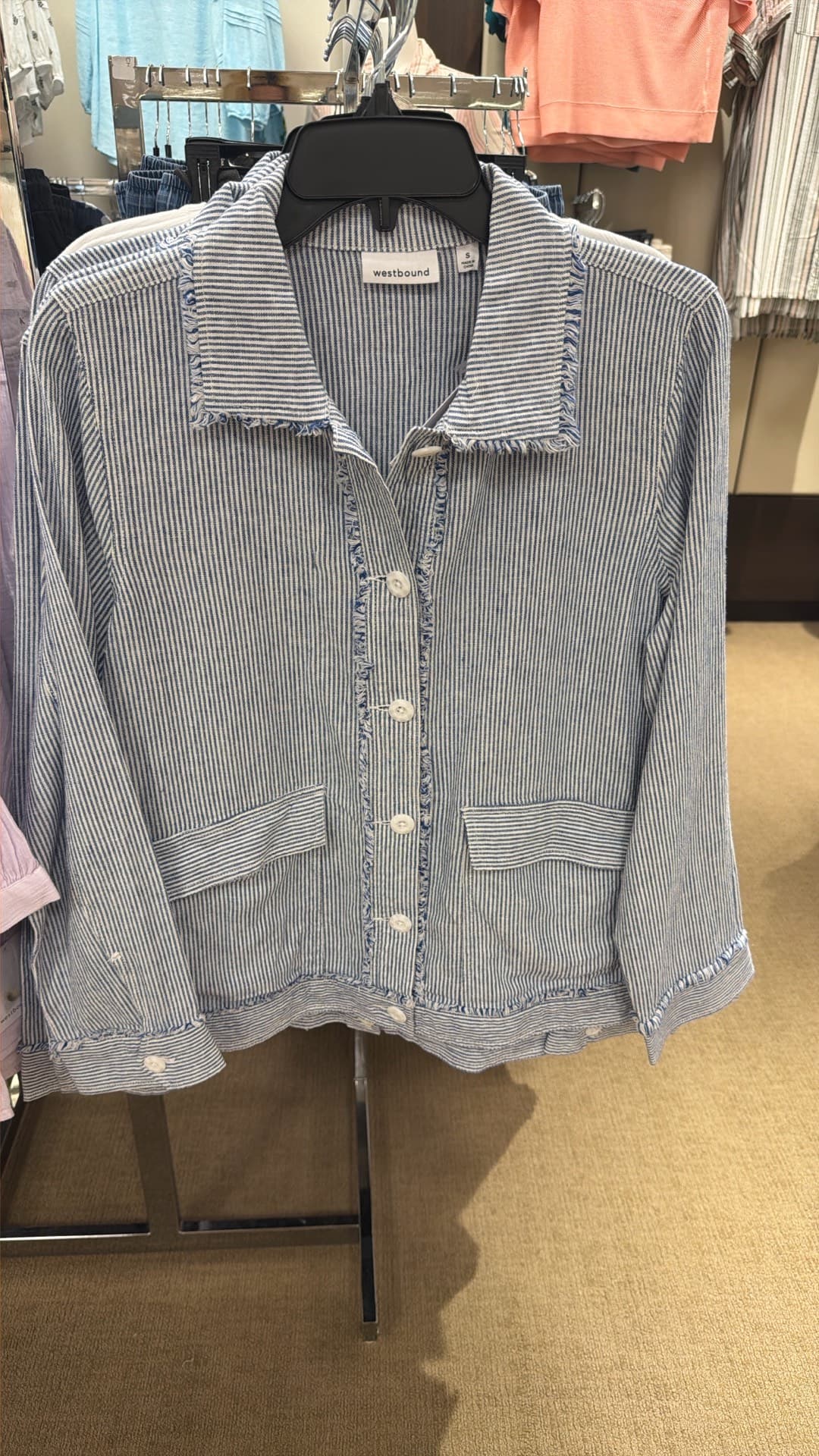 Striped Casual Jacket