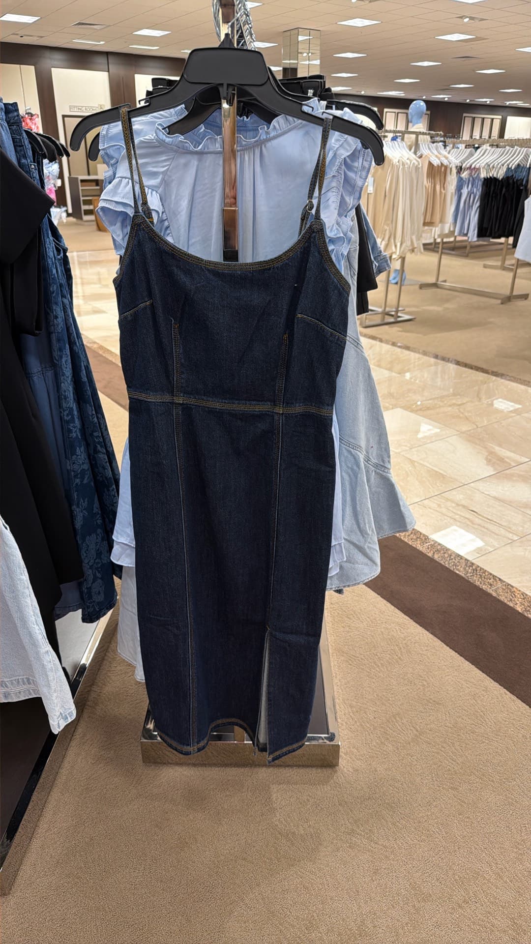 Denim Slip Dress