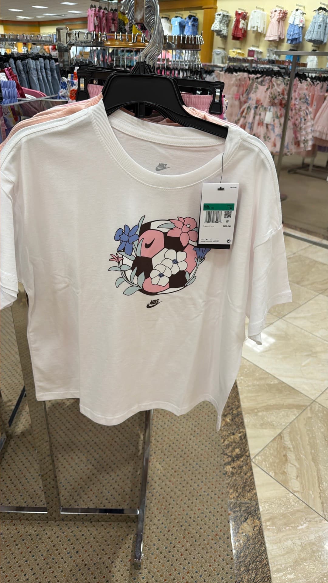 Nike Floral Soccer Tee