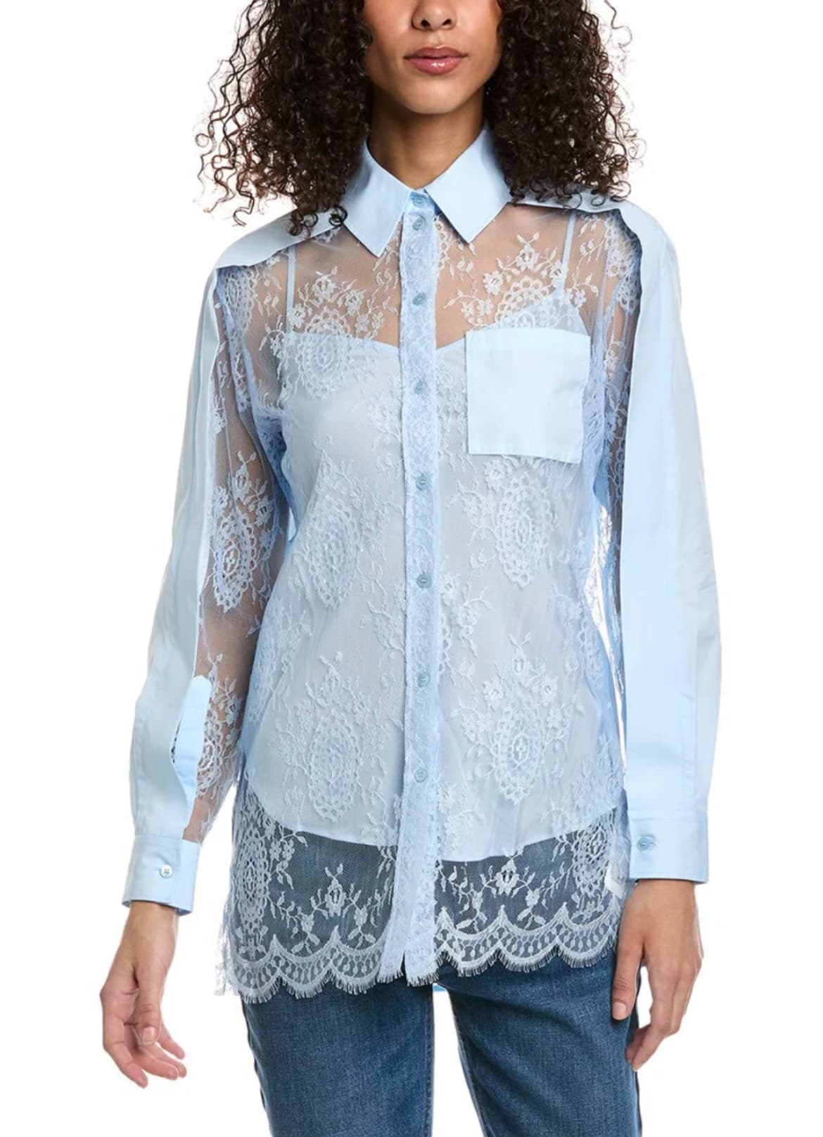Elegant Lace Shirt