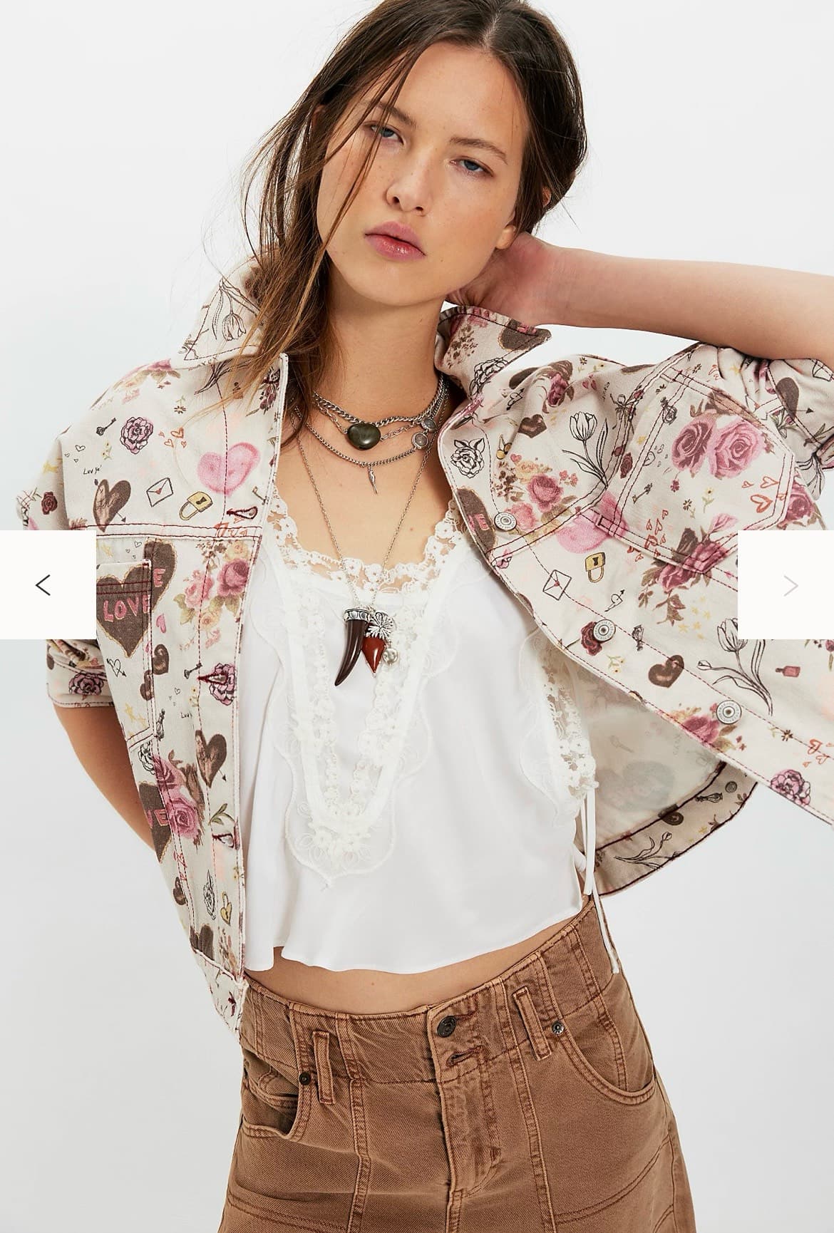 Floral Love Denim Jacket