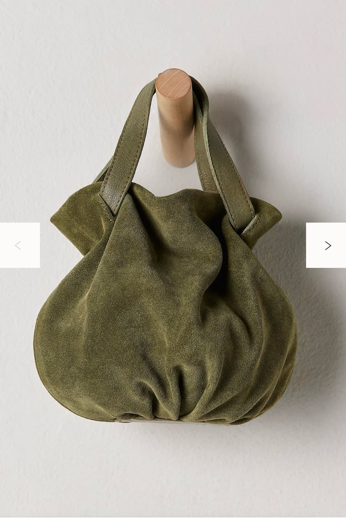 Chic Olive Green Handbag