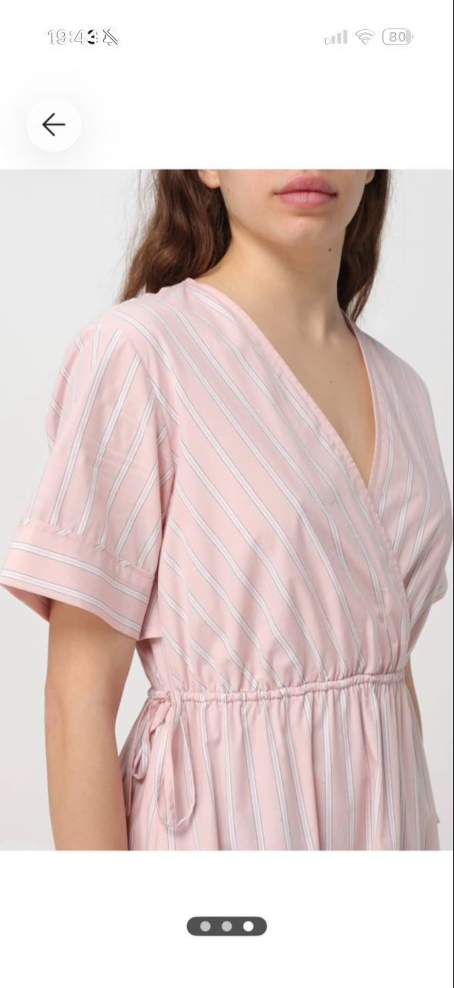 Trendy Pink Striped Dress