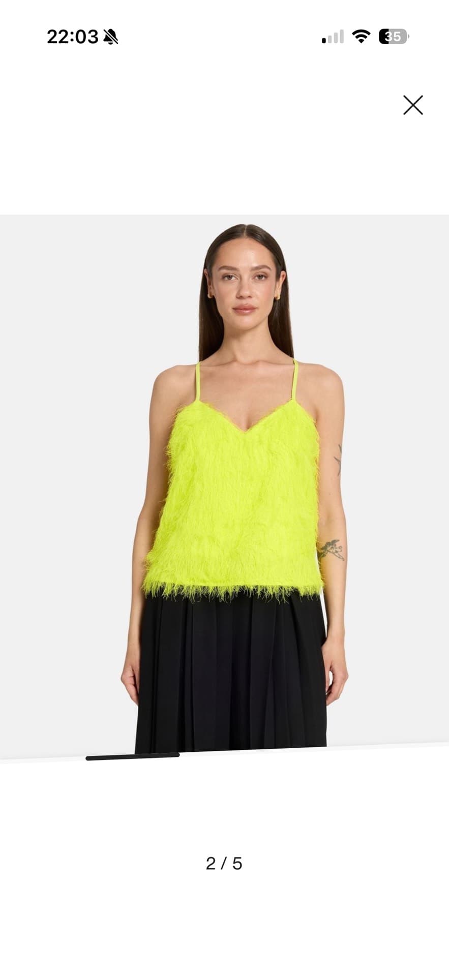 Vibrant Fur Tank Top