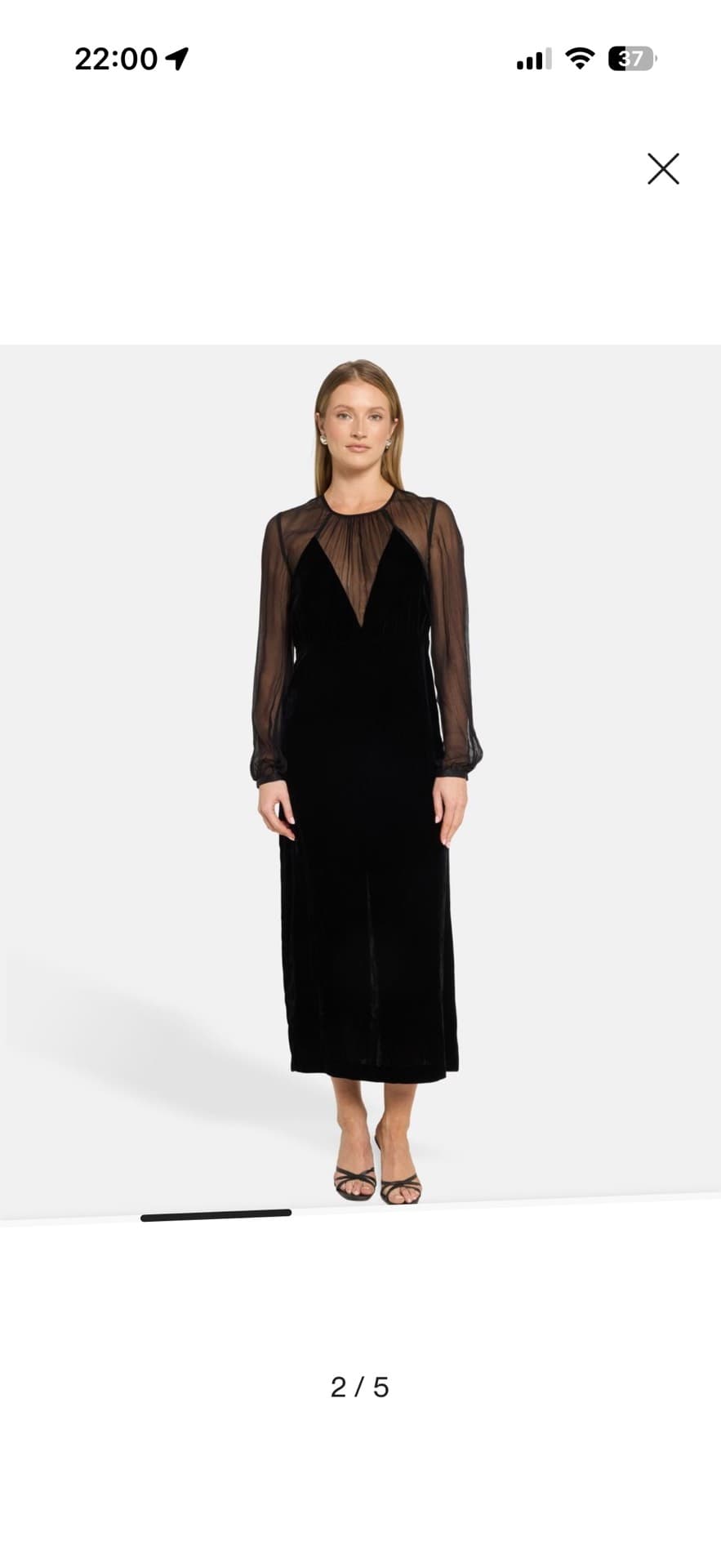Elegant Black Evening Dress