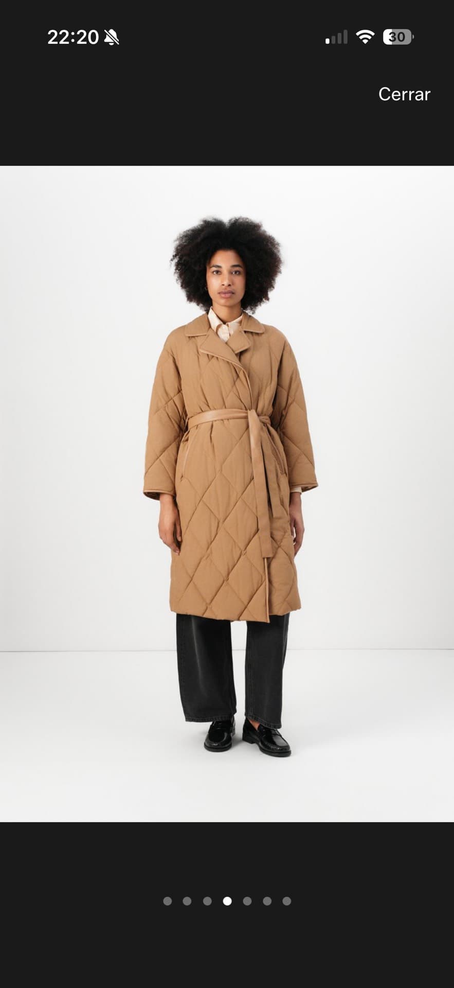 Quilted Wrap Coat