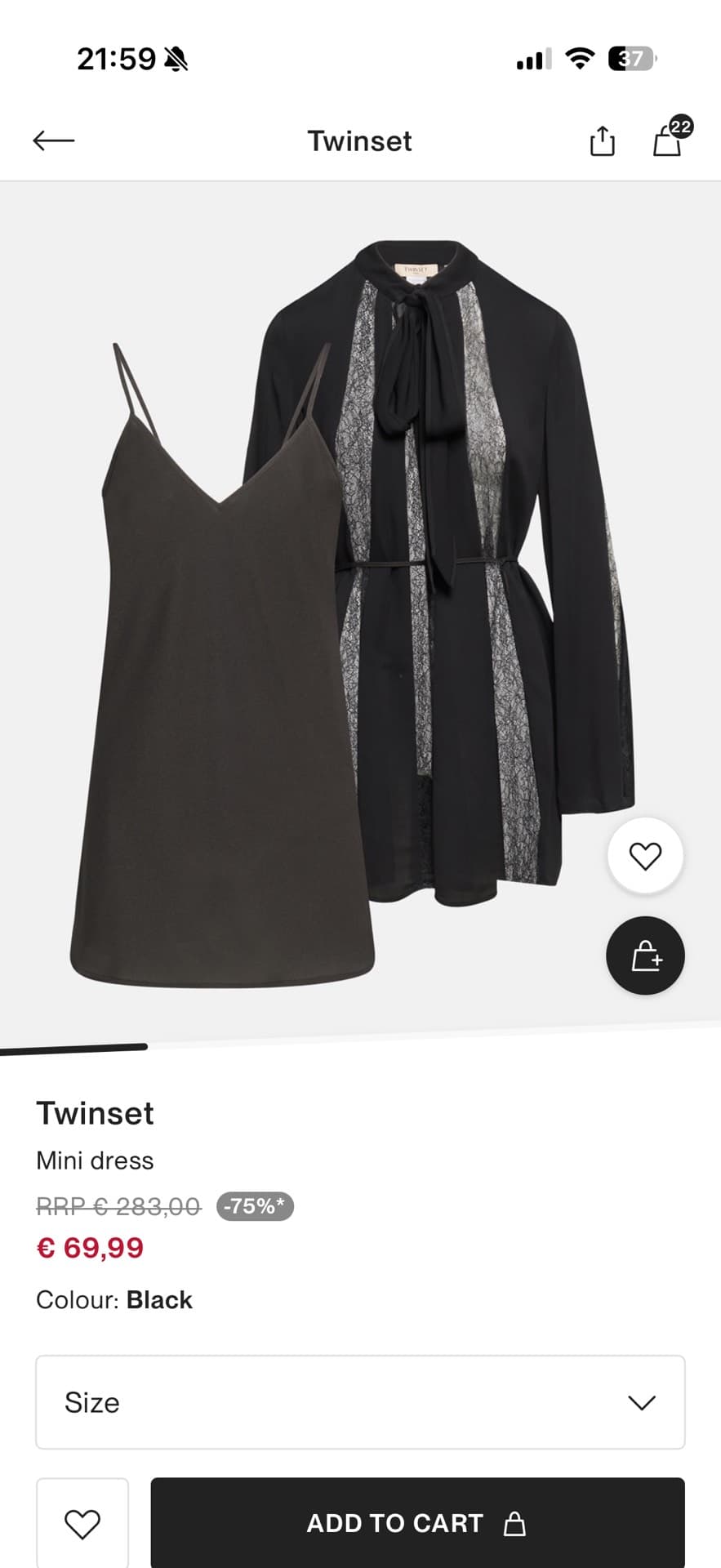 Twinset Mini Dress