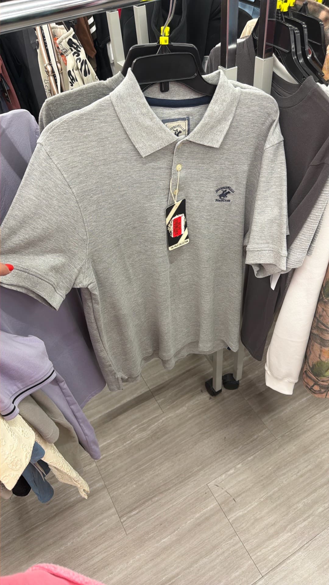 Stylish Gray Polo Shirt