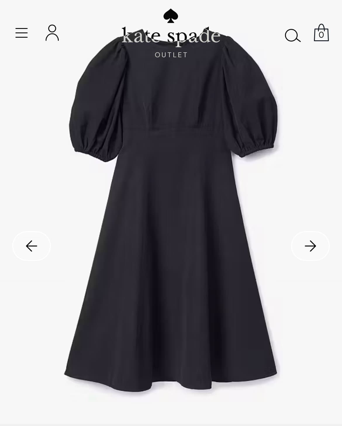 Kate Spade Black Dress