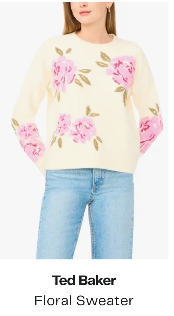 Ted Baker Floral Sweater