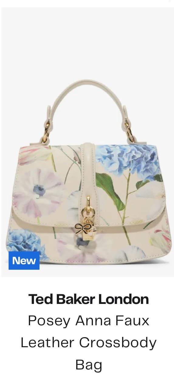 Ted Baker Floral Crossbody Bag