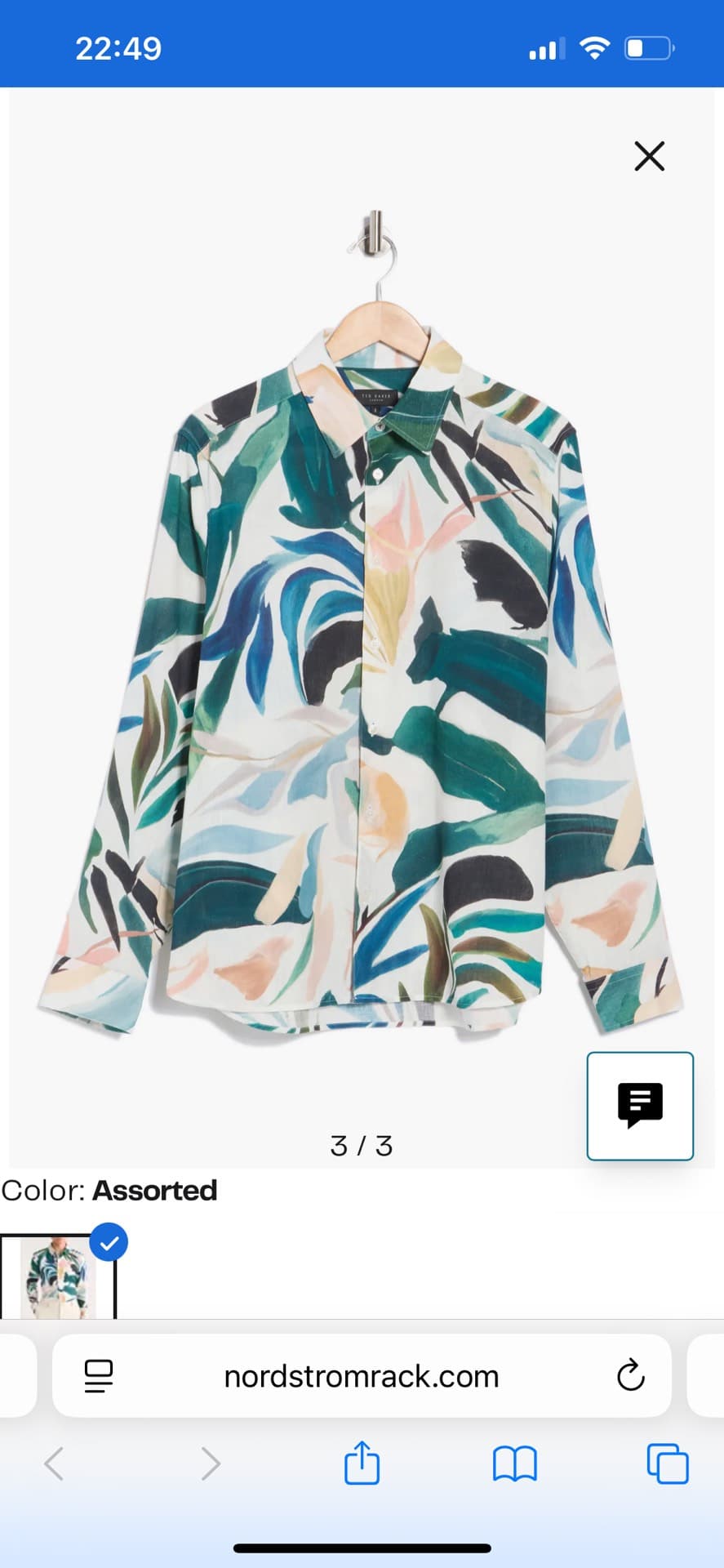 Tropical Print Shirt