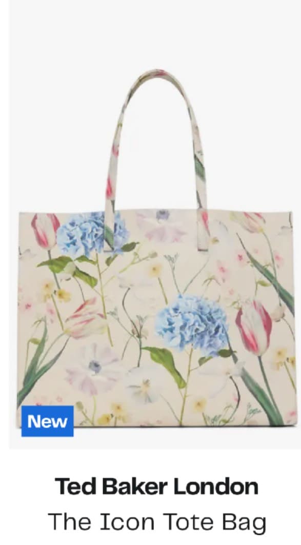 Ted Baker Floral Tote Bag