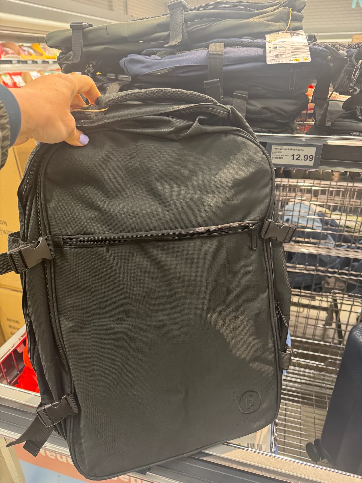 Stylish Black Backpack