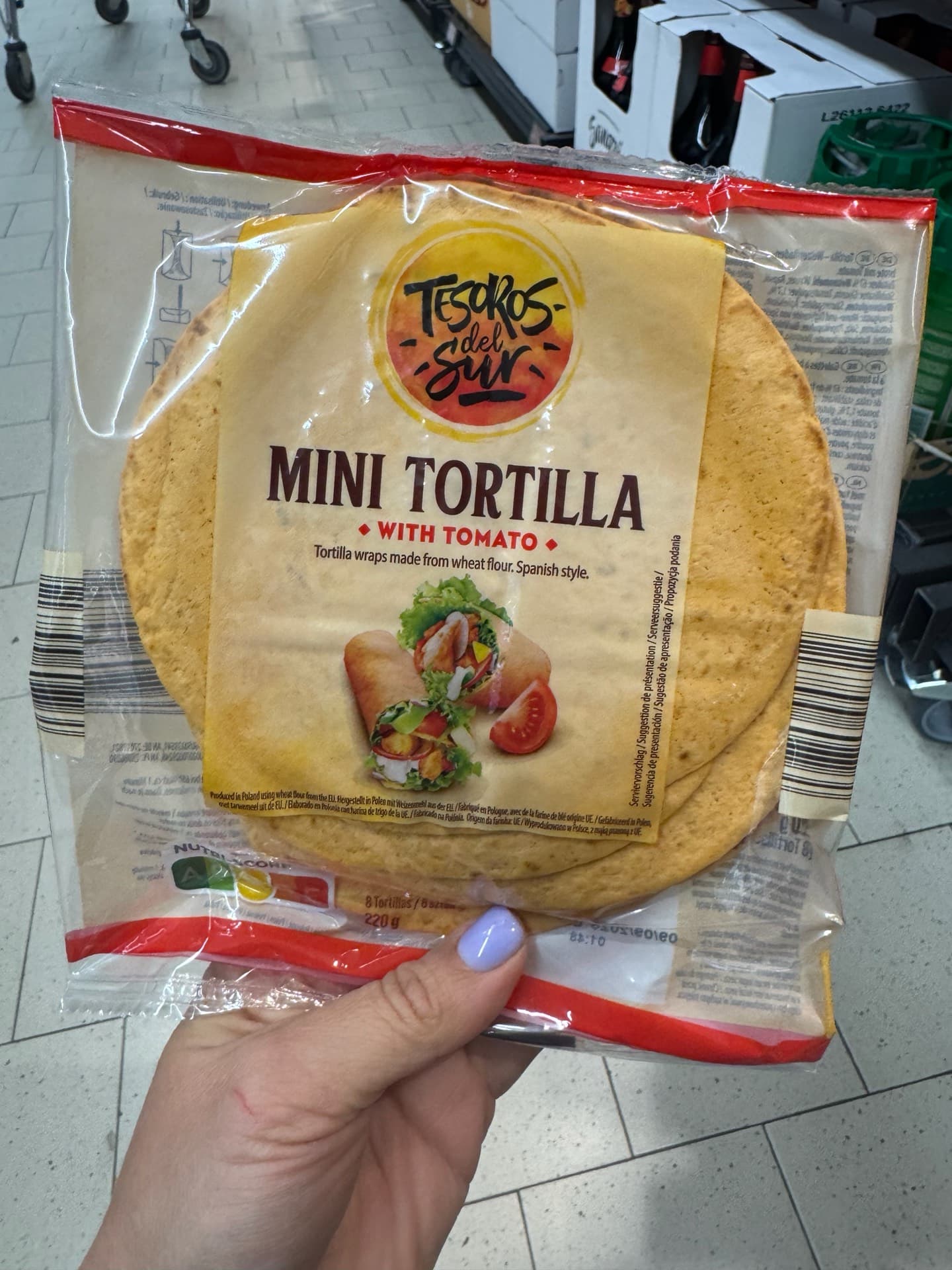 Mini Tortilla with Tomato