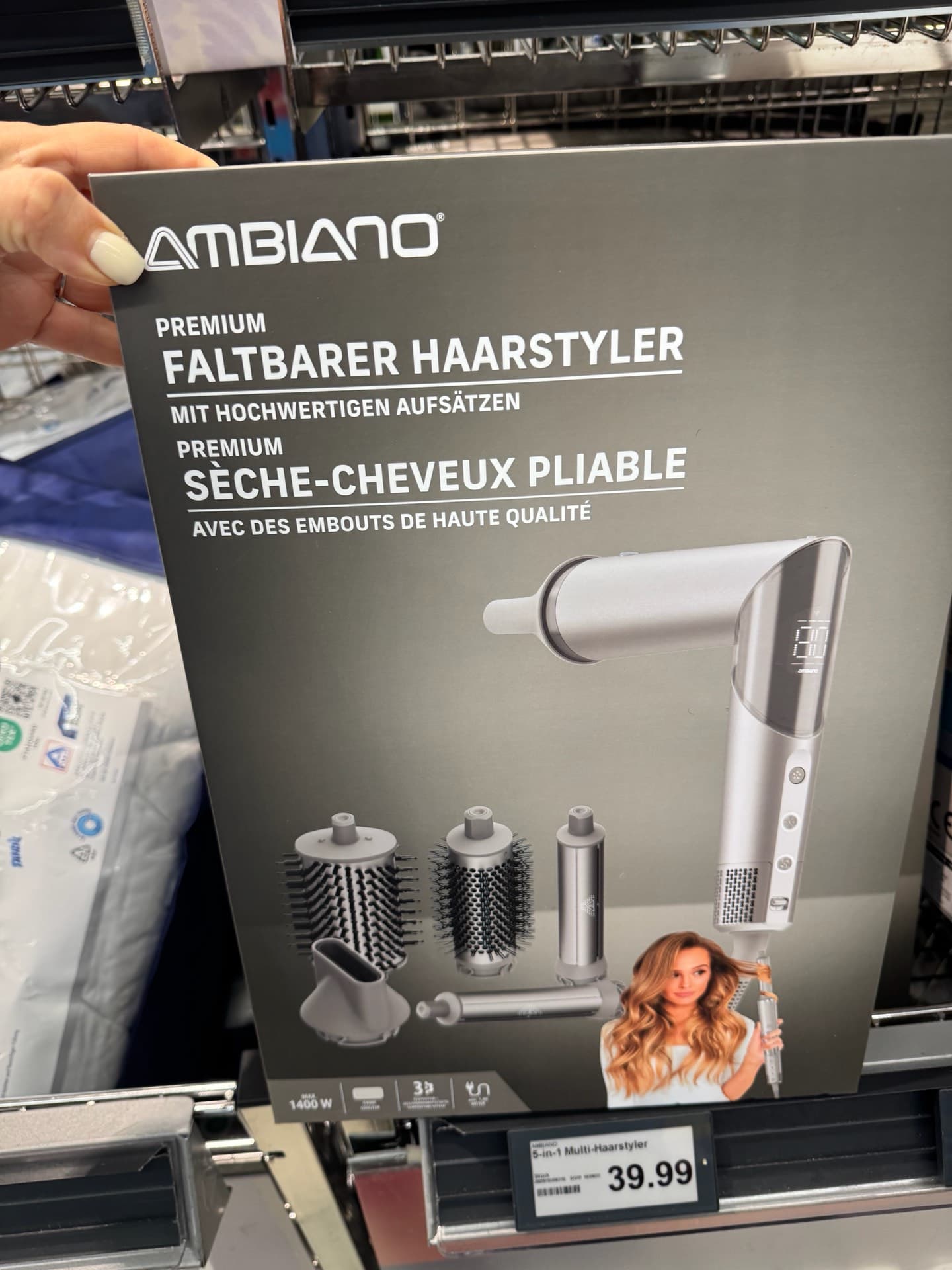 AMBANO Premium Foldable Hair Styler