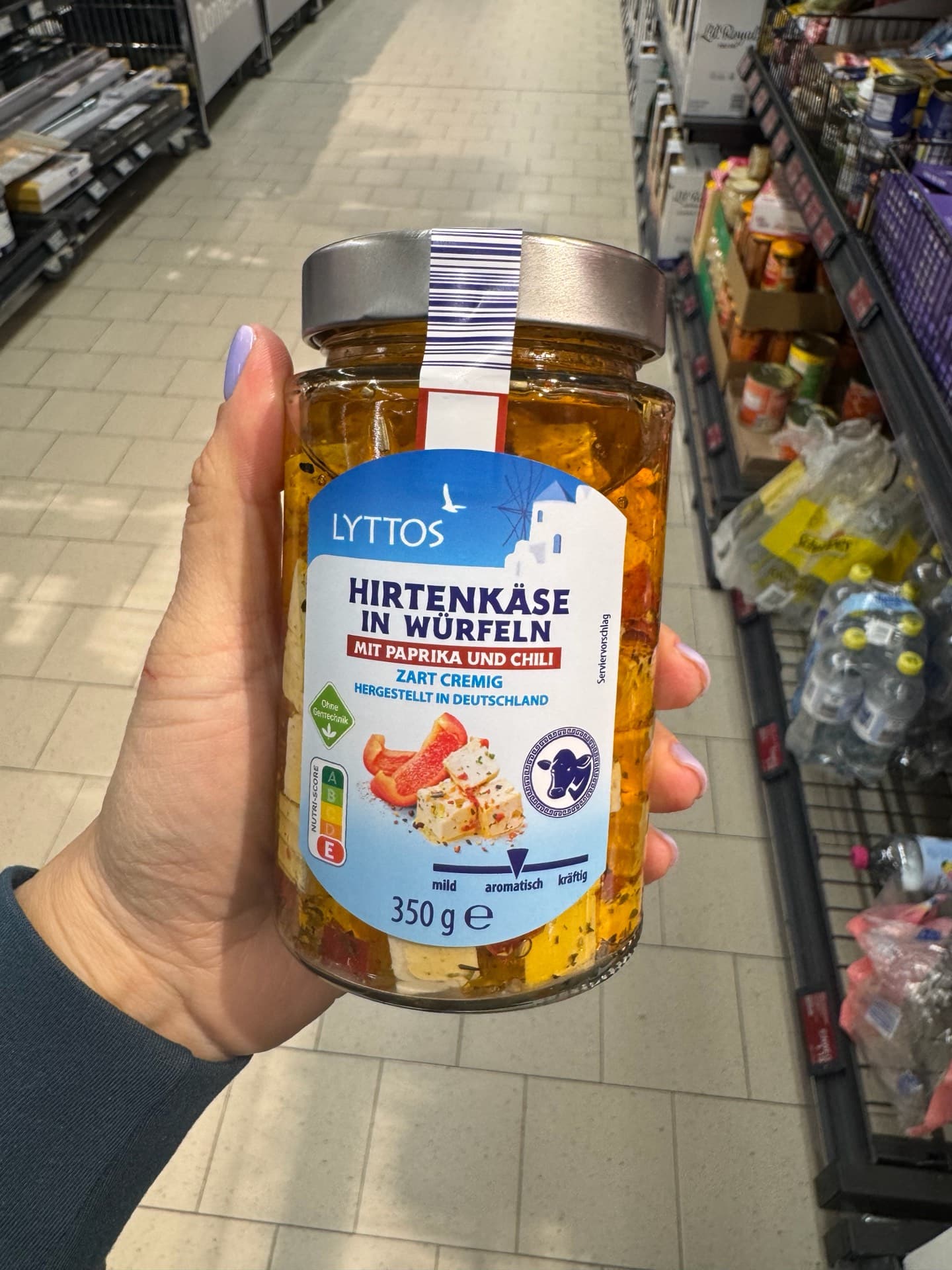 Creamy Hirtenkäse with Peppers
