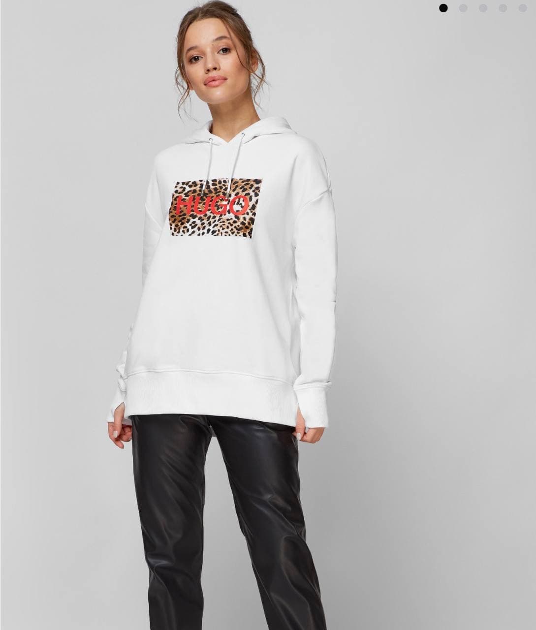 Hugo White Hoodie