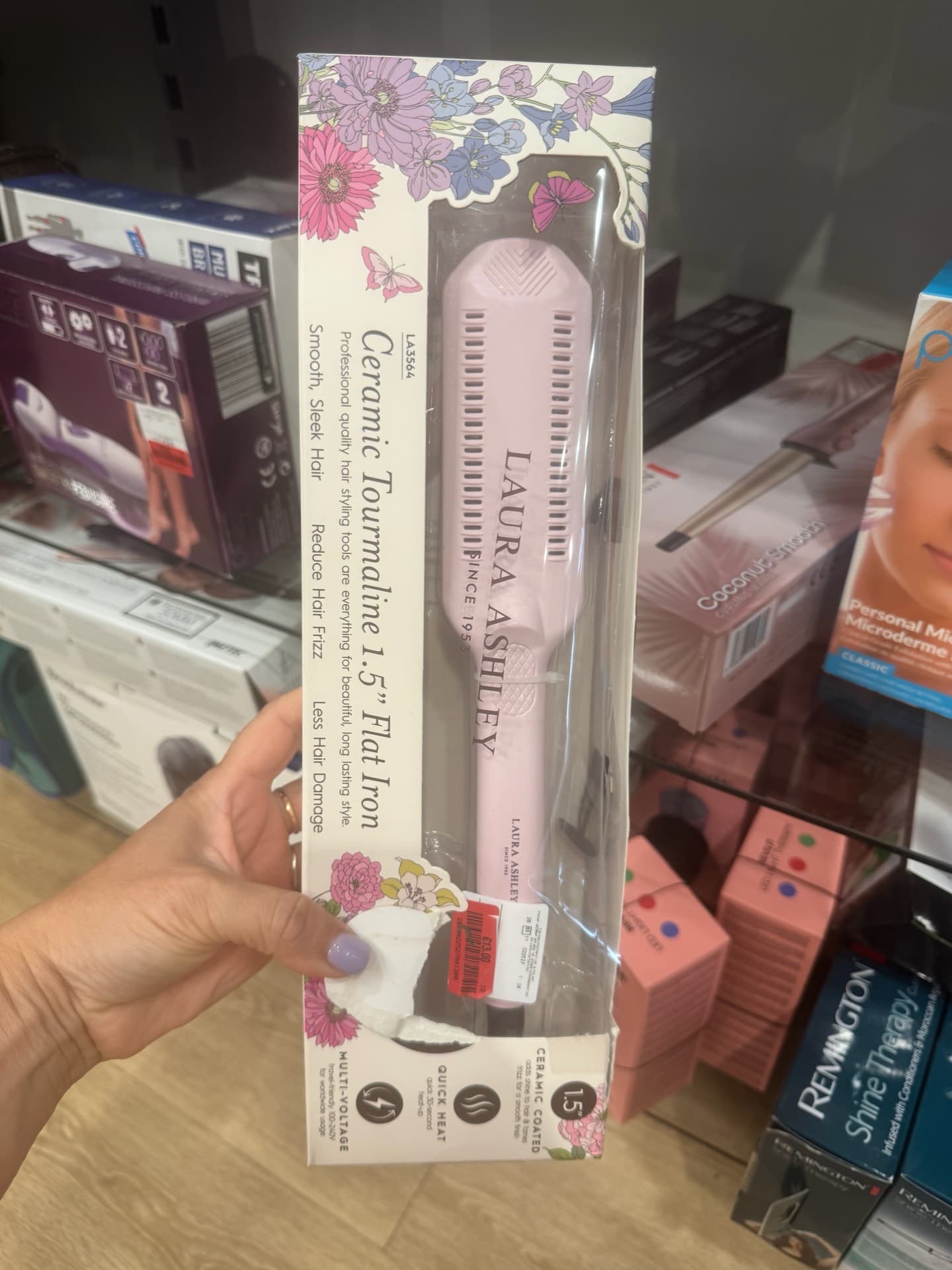 Laura Ashley Ceramic Flat Iron